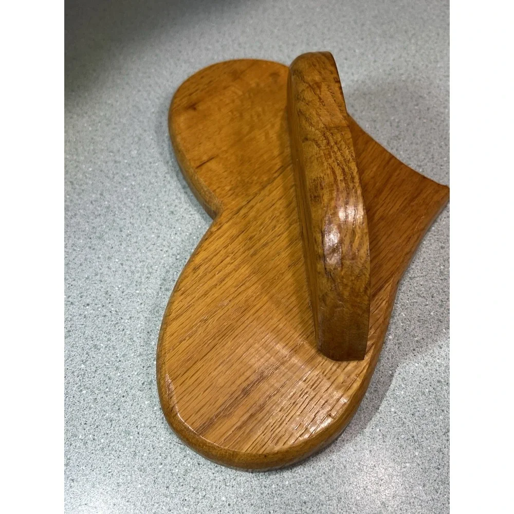 Small Wooden Heart Decorative Trinket Shelf Cottage Grandma Core 90s 9.5 Inch